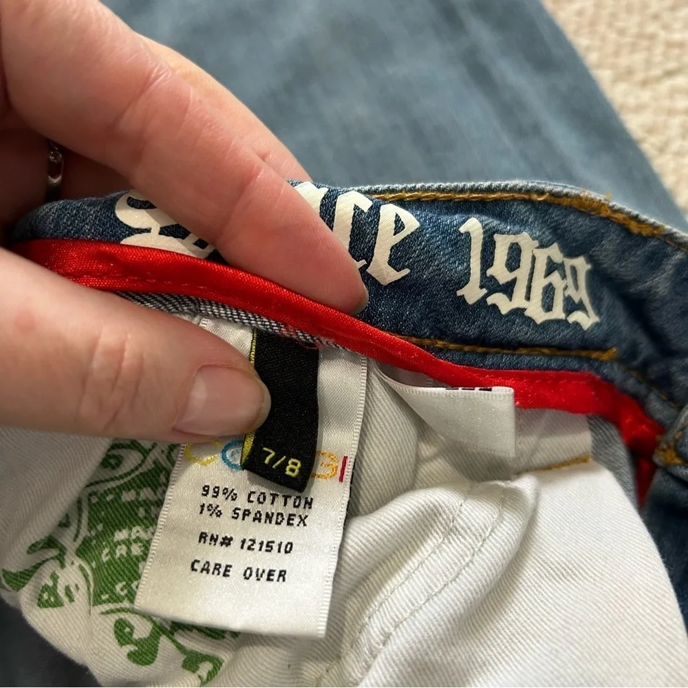COOGI Australia Colorful embroidered womens denim jeans size 7/8. - Picture 11 of 16